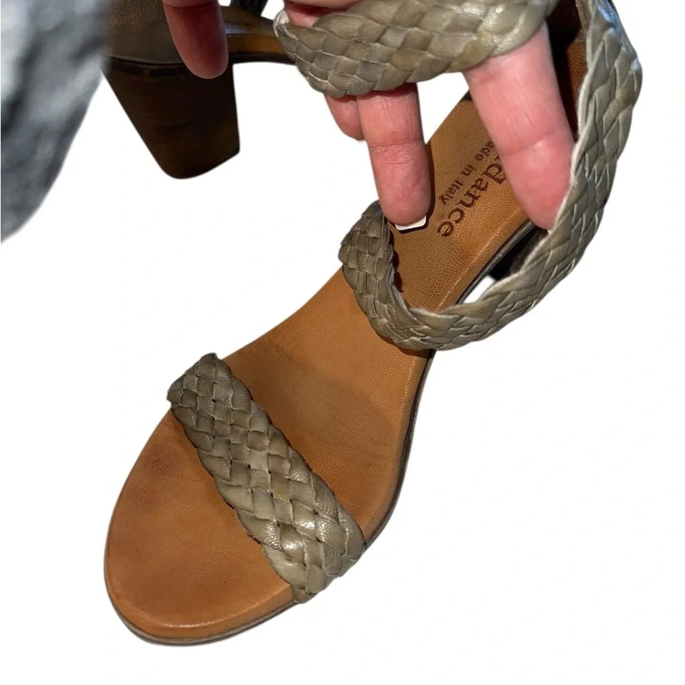 Sundance Italian leather Braided Sandals